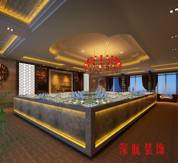 泓泰投資集團大堂效果圖