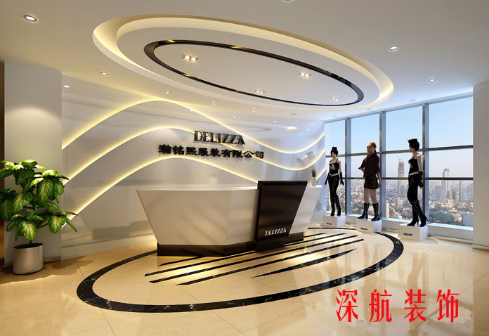 瀚銘熙服裝公司前臺(tái)效果圖